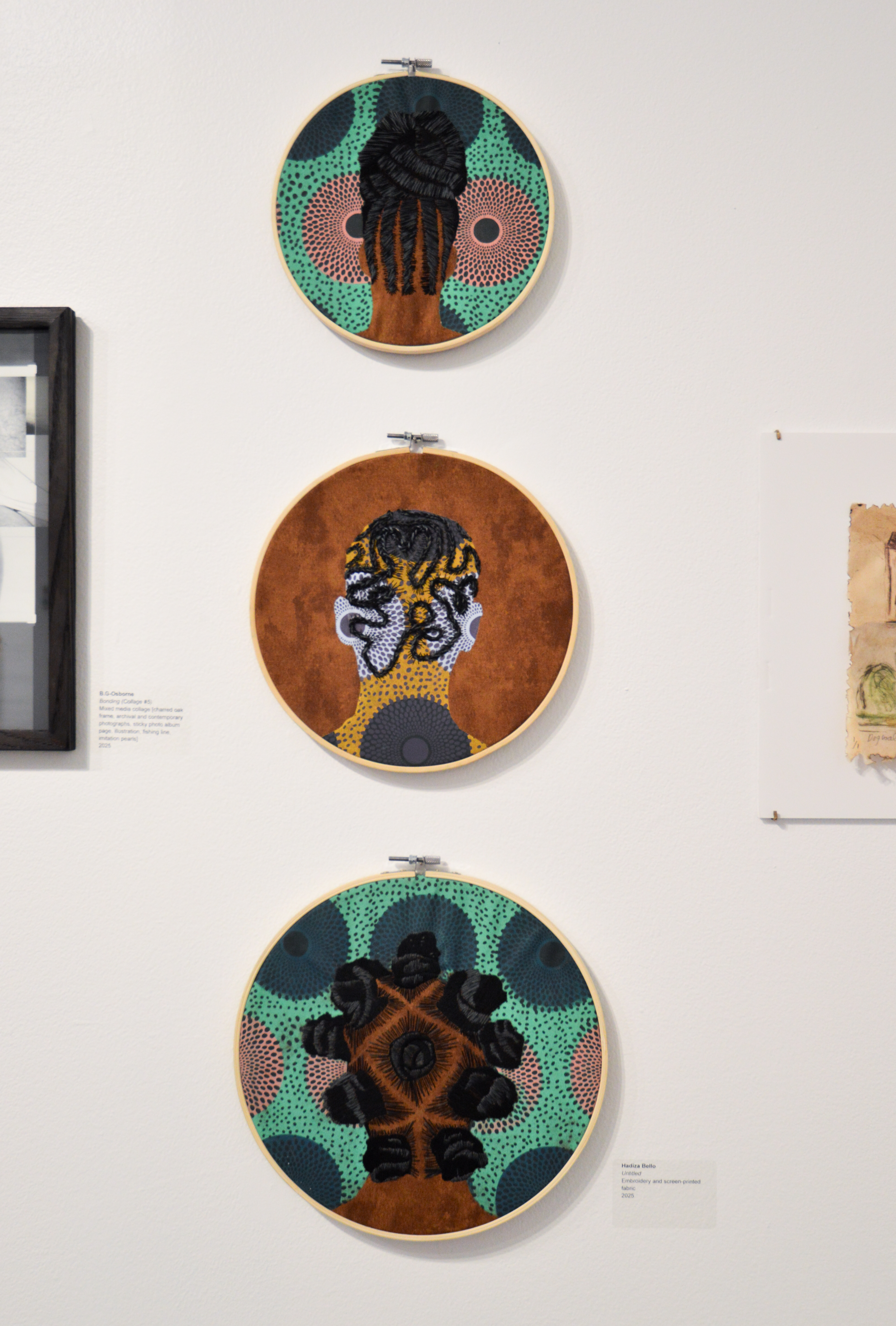 Hadiza Bello, Our Crowns (install view), 2025