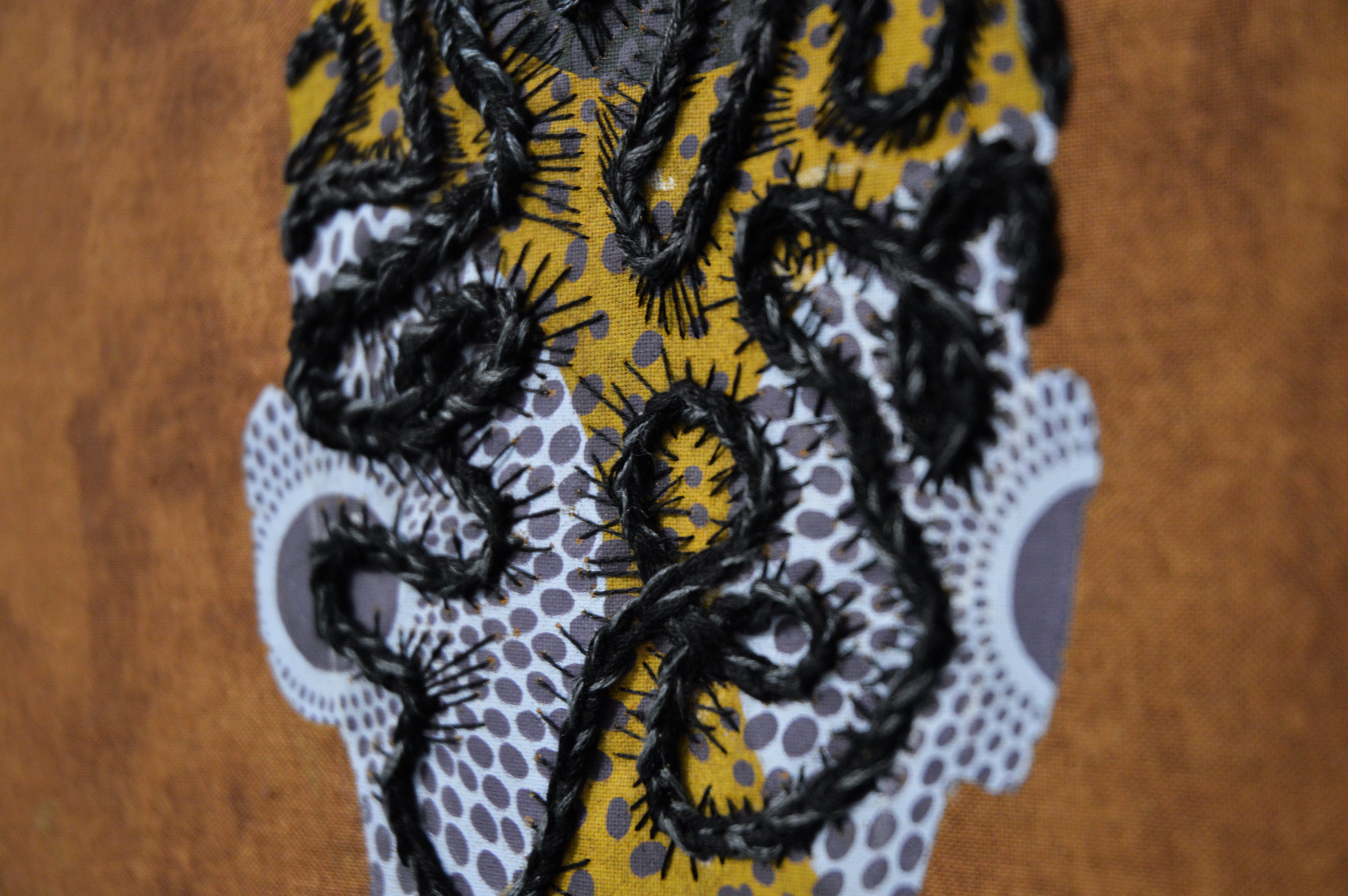 Hadiza Bello, Our Crowns (detail), 2025